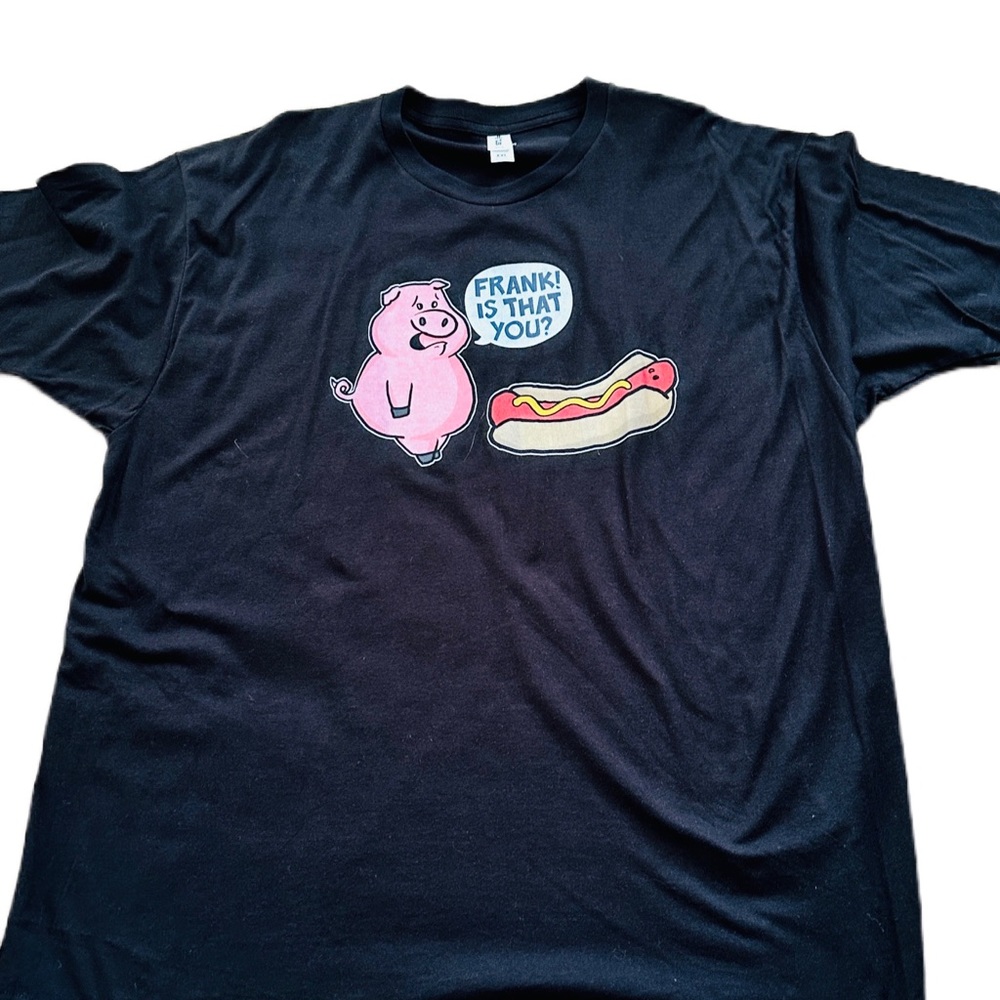 👕Three for $18 T-Shirt Sale Pig and Frank Novelty Tee
